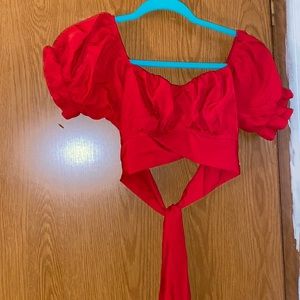 red tie top